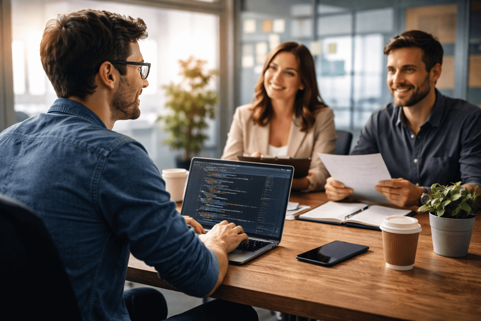 Context: job interview